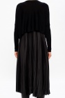 AllSaints 'Lori' pleated dress w/ sweater