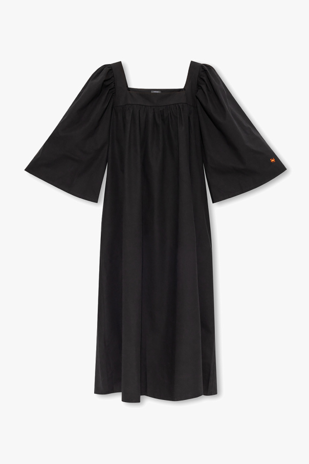 Embellished Sleeveless Maxi Waisted dress zwart ‘Geenah’ dress