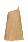 Oseree GOLD ‘Lumiere’ one-shoulder beach dress