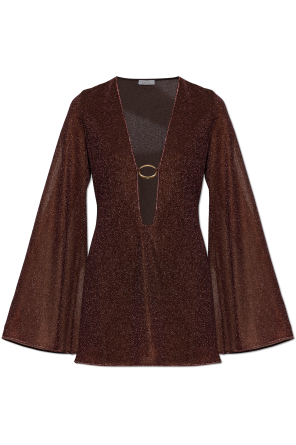 Kleid mit Lurex-Faden