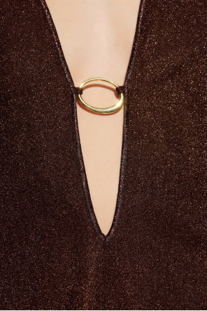 Oseree Kleid mit Lurex-Faden