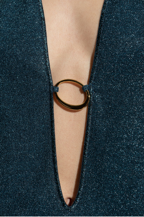 Oseree Dress with lurex thread