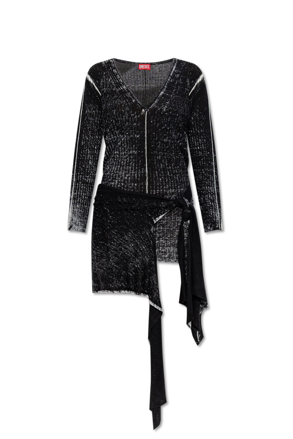 Linen dress `M-EGANKNOT` od Diesel