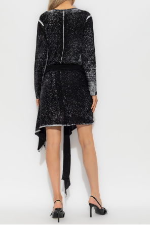 Diesel Linen dress `M-EGANKNOT`