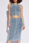 Diesel light blue ‘M-TARYN’ ribbed sleeveless dress