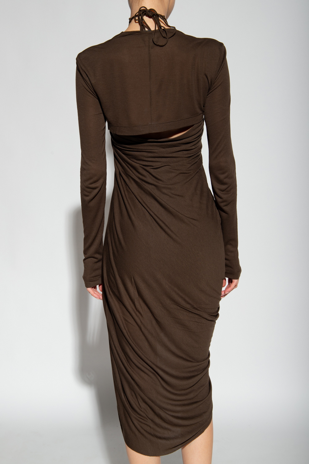 Helmut Lang Dress with asymmetric trims