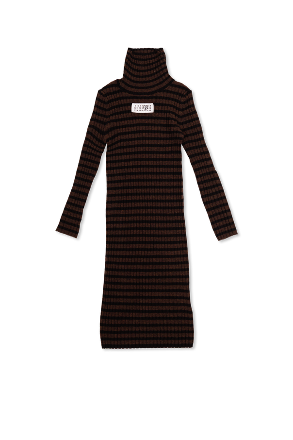Wool ribbed dress od MM6 Maison Margiela Kids