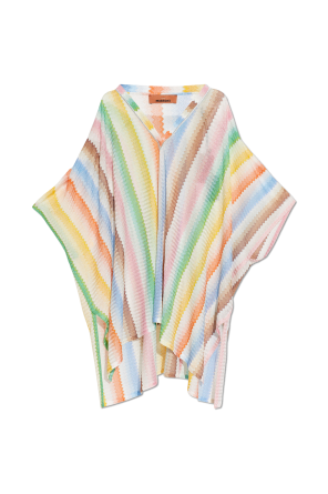 Patterned poncho