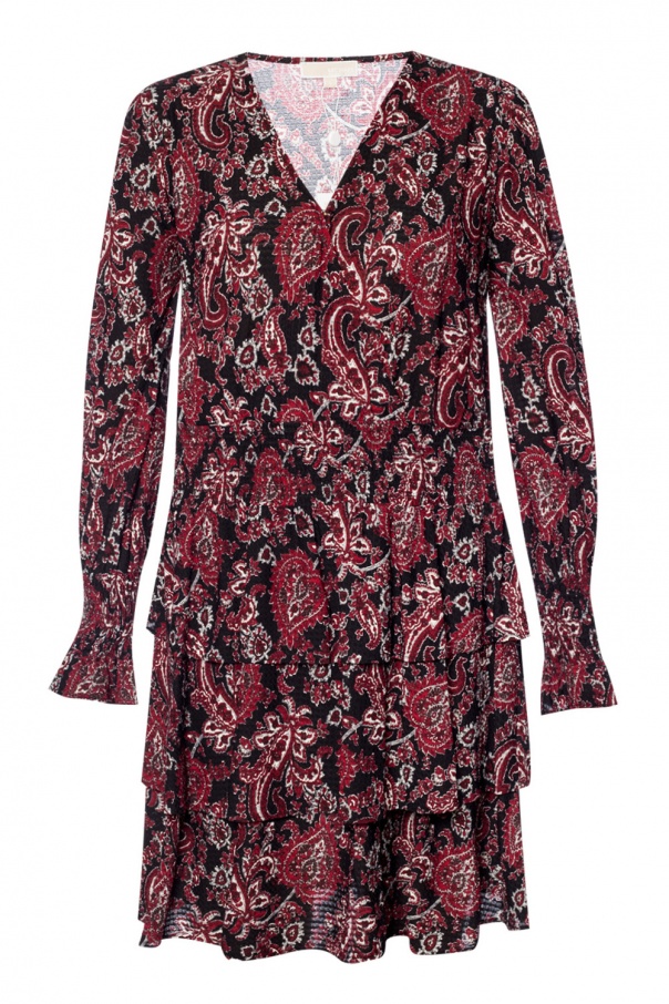 michael kors paisley print dress