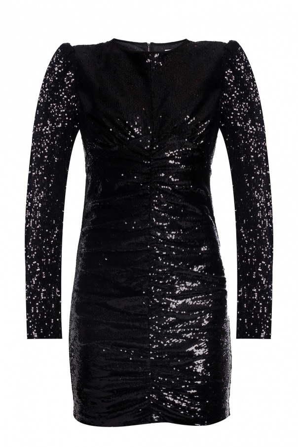 michael kors long sleeve black dress