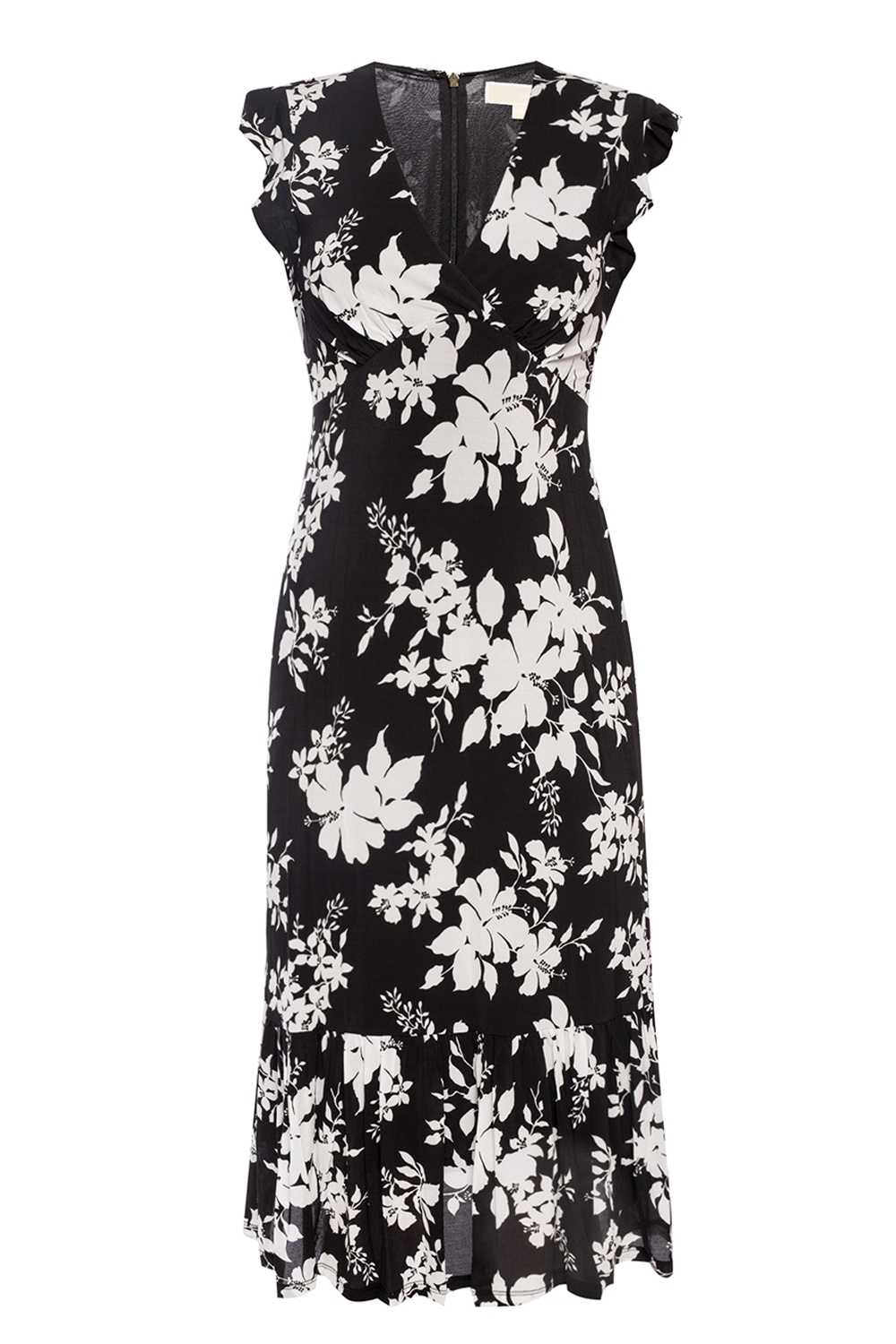 michael kors black floral dress