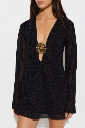 Oseree Kleid mit Lurex-Faden