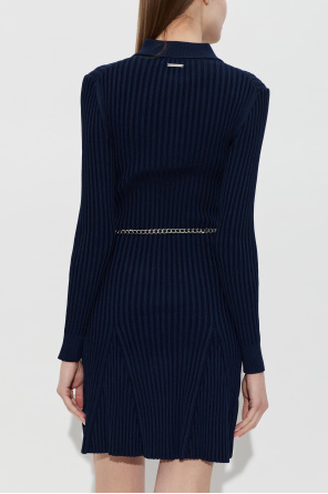 Michael Michael Kors Long sleeve dress with decorative chain