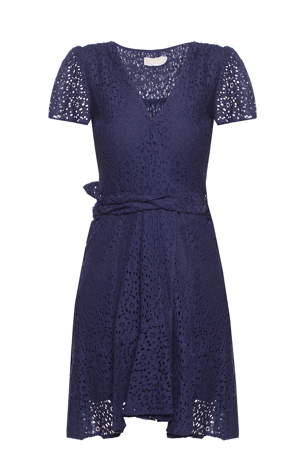 michael kors blue lace dress