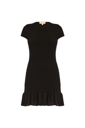 Dress with short sleeves