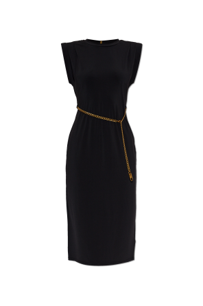 Vestido con cadena decorativa