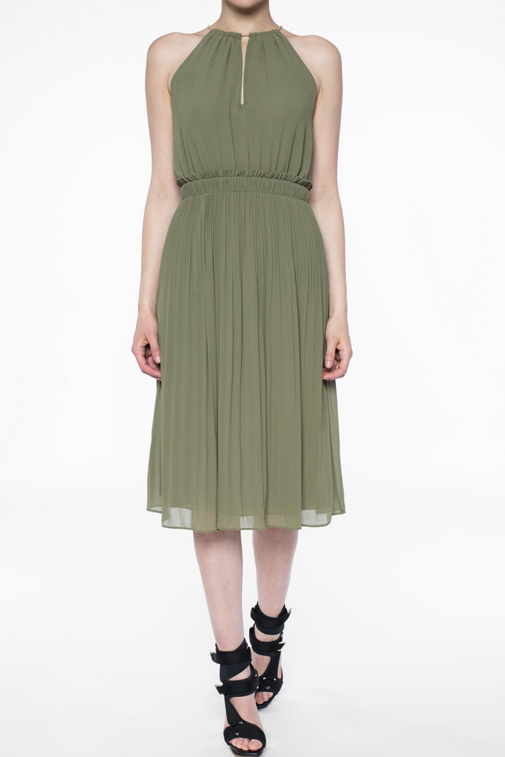 Green Dress with gathered waist Michael Michael Kors - Vitkac France