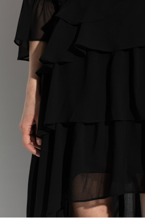 AllSaints Ruffled dress Nat