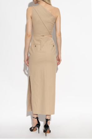 Max Mara Off-shoulder Dress