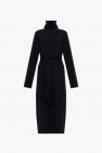 Nanushka NAVY BLUE ‘Canaan’ turtleneck dress