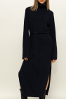 Nanushka NAVY BLUE ‘Canaan’ turtleneck dress