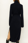 Nanushka NAVY BLUE ‘Canaan’ turtleneck dress