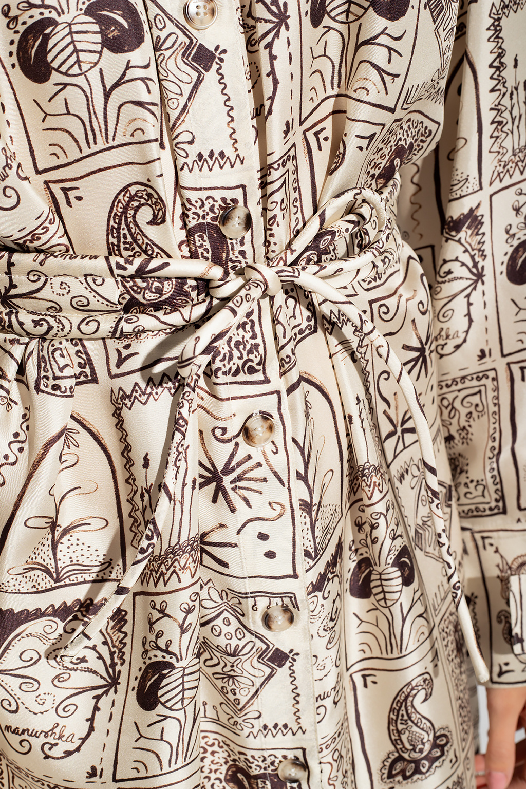 Nanushka ‘Eluna’ patterned dress