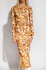 Nanushka YELLOW ‘Jasno’ patterned dress