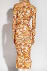 Nanushka YELLOW ‘Jasno’ patterned dress
