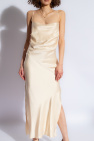 Nanushka cream ‘Macia’ satin slip dress