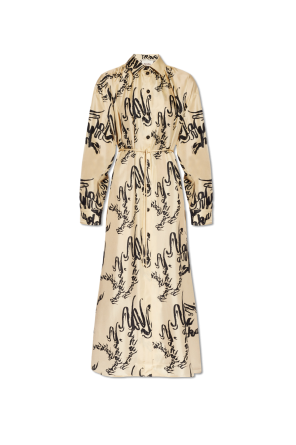 Jedwabna sukienka ‘angy’ od Nanushka