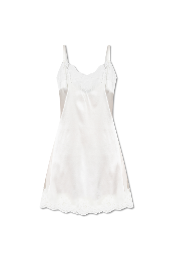 Satin slip with lace trim od Dolce & Gabbana