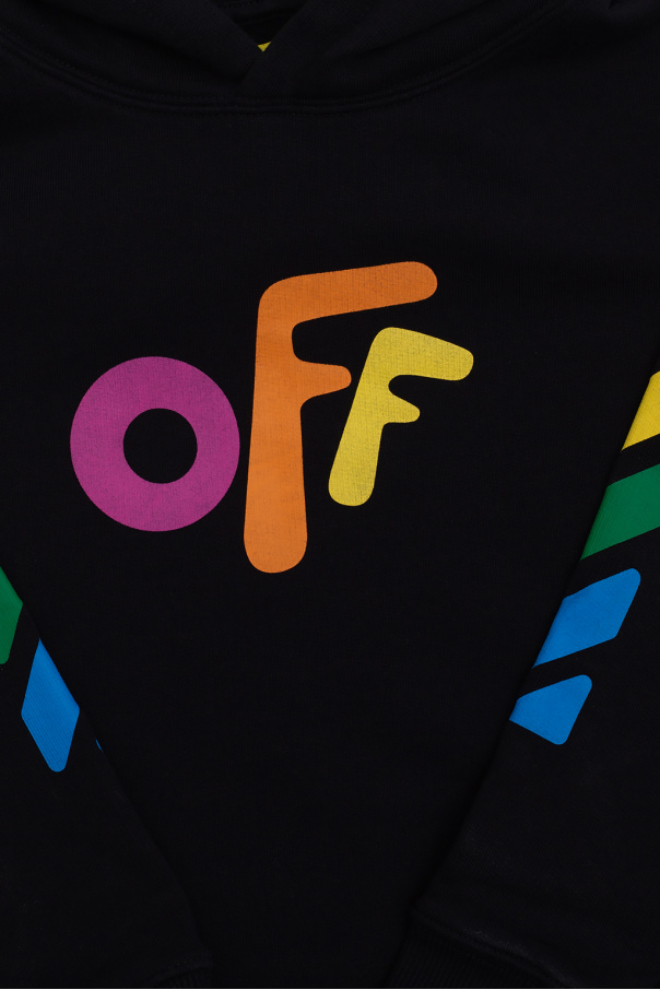 Off-White Kids Nanushka embroidered-logo sweatshirt Grün