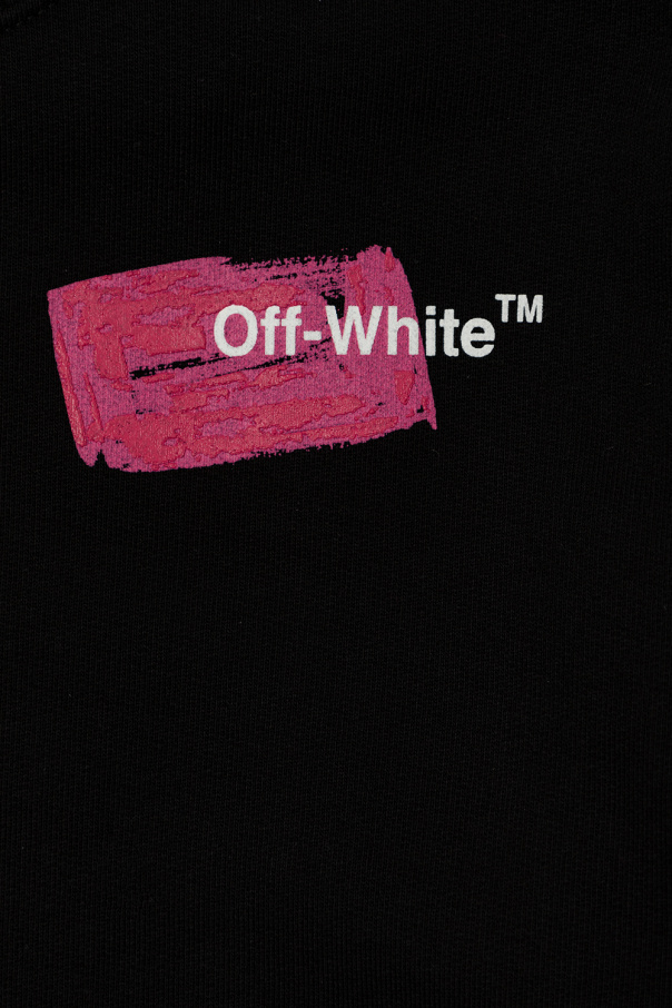 Off-White Kids Balmain monogram-pattern polo shirt