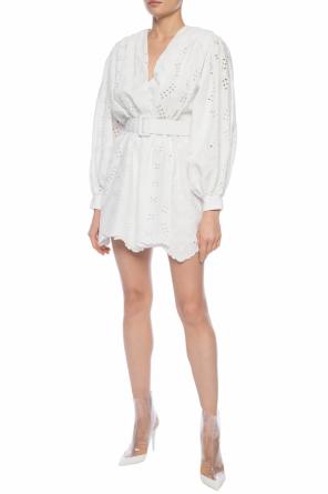 Sukienka z wyszytym wzorem od Off-White