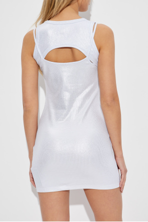 Off-White Vestido con recortes decorativos