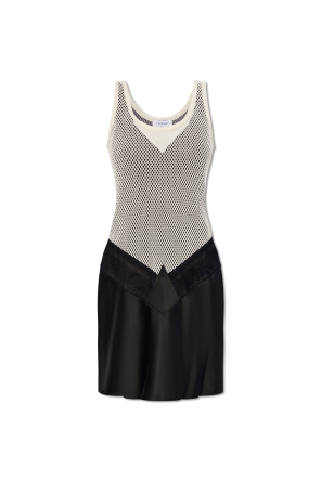 Openwork slip dress