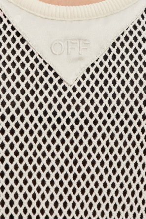Off-White Openwork slip dress