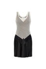 Off-White Openwork slip dress