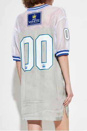 Off-White Dress made of combined fabrics