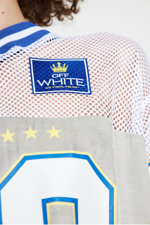 Off-White Dress made of combined fabrics