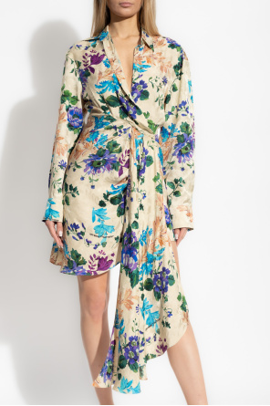 Off-White Floral Masculinas dress