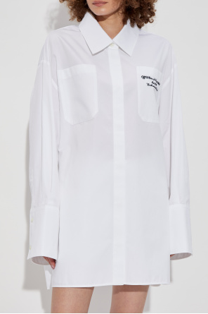Off-White Shirt dress with pockets