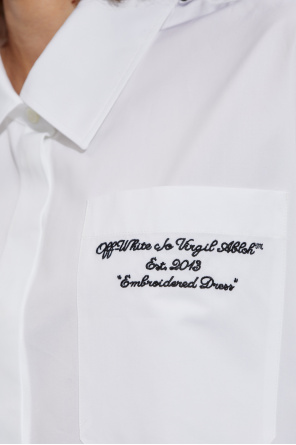 Off-White Shirt dress with pockets