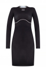 Off-White Fitted dress with logo