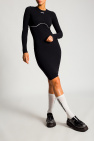 Off-White Fitted dress with logo