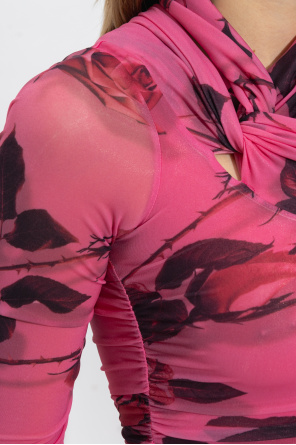 Blumarine Dress with rose pattern