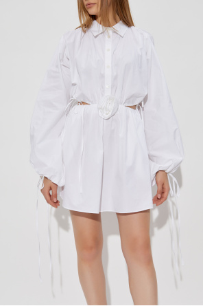 Blumarine Dress with floral motif appliqué