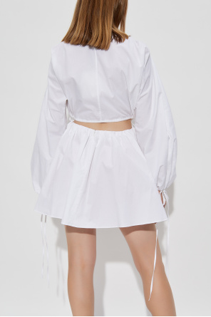 Blumarine Dress with floral motif appliqué