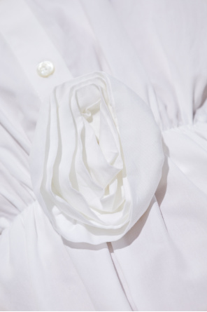 Blumarine Dress with floral motif appliqué